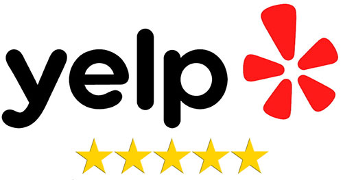 yelp logo five star reviews